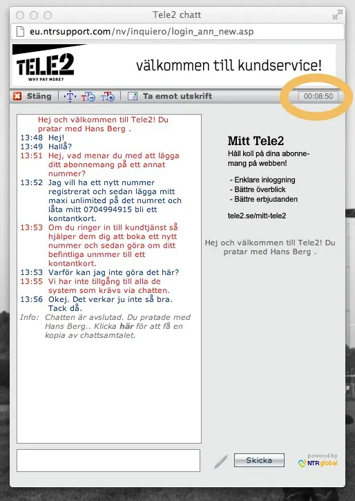 Tele2 chatt